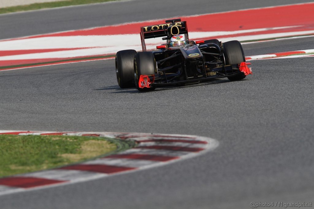 Barcelona Test Febbraio 2011, 20.02.2011- Vitaly Petrov (RUS), Lotus Renault GP, R31 