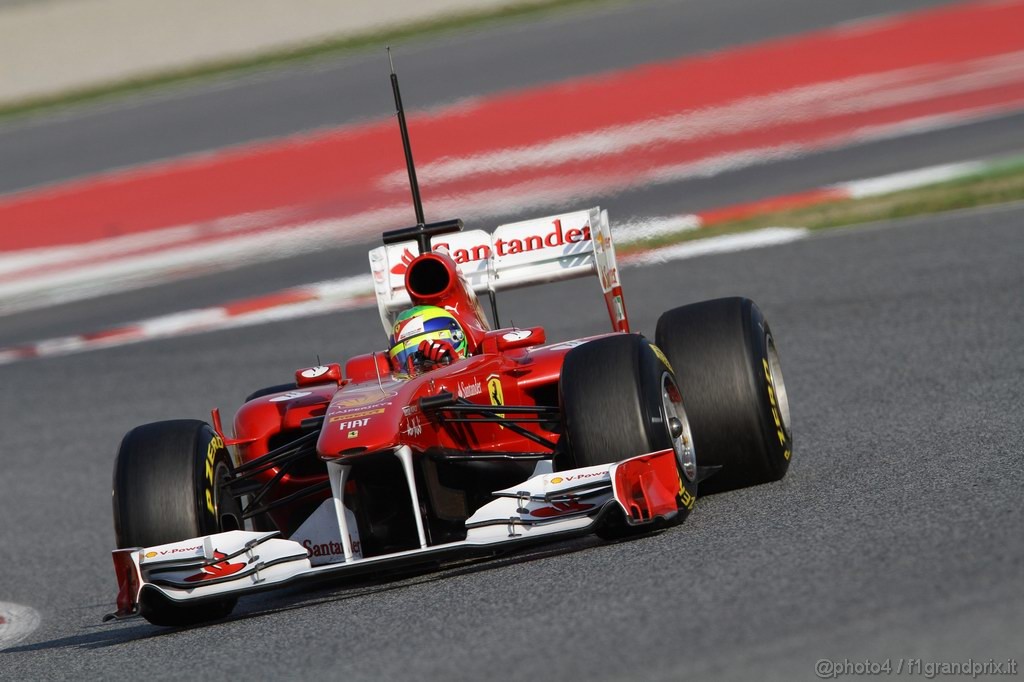 Barcelona Test Febbraio 2011, 20.02.2011- Felipe Massa (BRA), Ferrari, F-150 Italia 