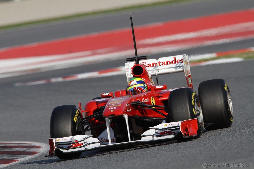 Barcelona Test Febbraio 2011, 20.02.2011- Felipe Massa (BRA), Ferrari, F-150 Italia 