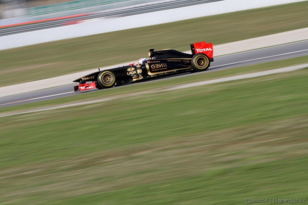 Barcelona Test Febbraio 2011, 20.02.2011- Vitaly Petrov (RUS), Lotus Renault GP, R31 