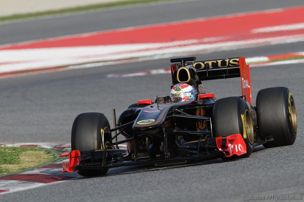 Barcelona Test Febbraio 2011, 20.02.2011- Vitaly Petrov (RUS), Lotus Renault GP, R31 