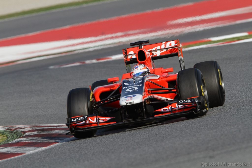 Barcelona Test Febbraio 2011, 20.02.2011- Timo Glock (GER), Marussia Virgin Racing VR-02 