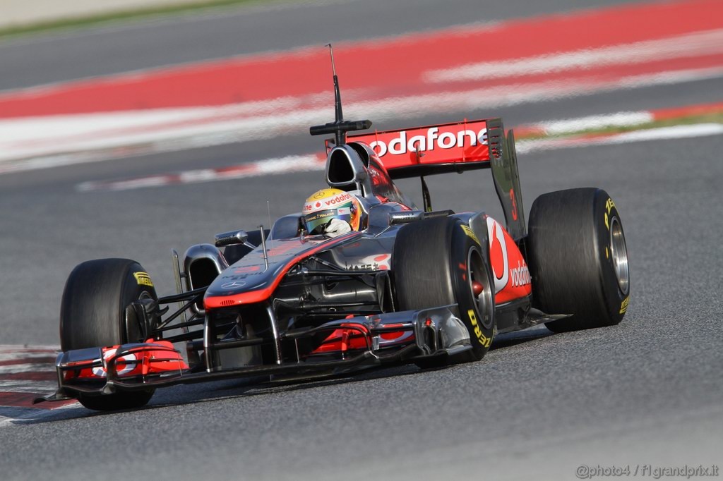 Barcelona Test Febbraio 2011, 20.02.2011- Lewis Hamilton (GBR), McLaren  Mercedes, MP4-26 