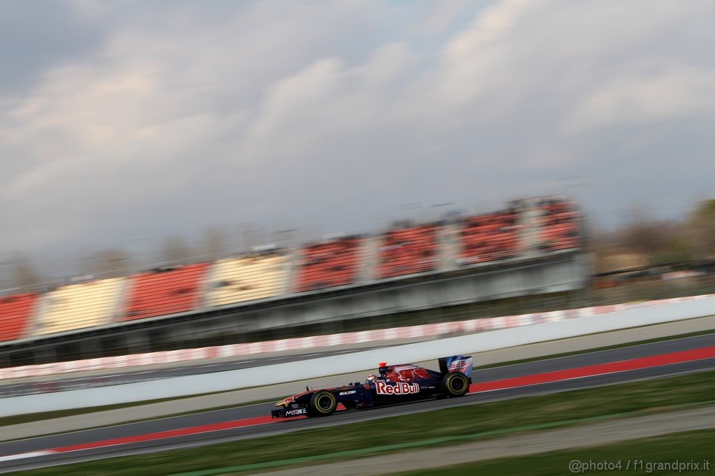 Barcelona Test Febbraio 2011, 20.02.2011- Sébastien Buemi (SUI), Scuderia Toro Rosso, STR6 