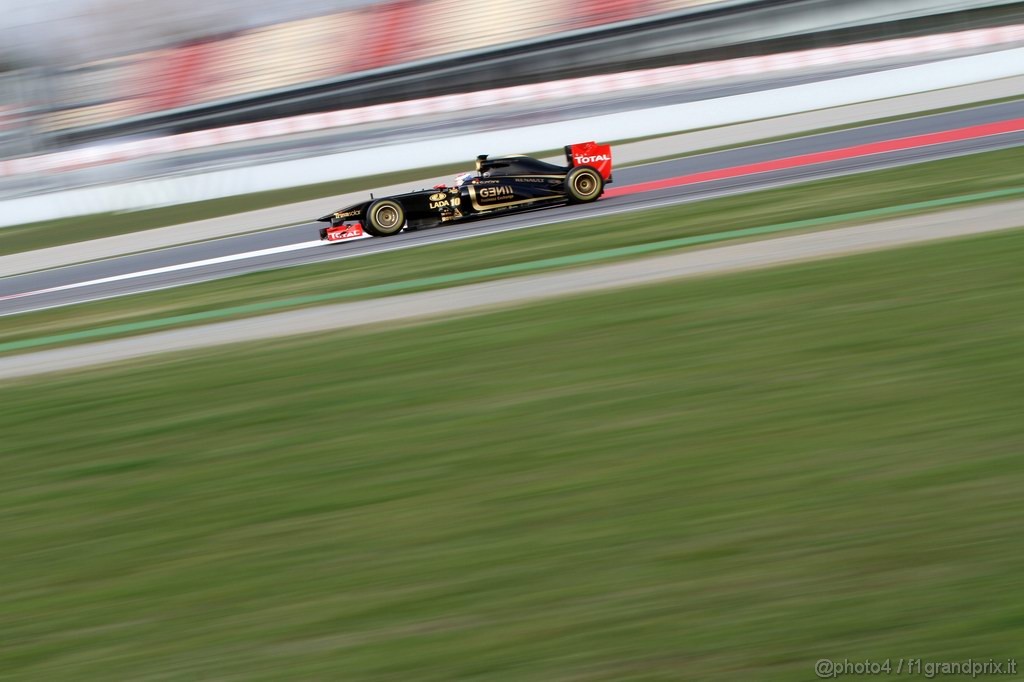 Barcelona Test Febbraio 2011, 20.02.2011- Vitaly Petrov (RUS), Lotus Renault GP, R31 