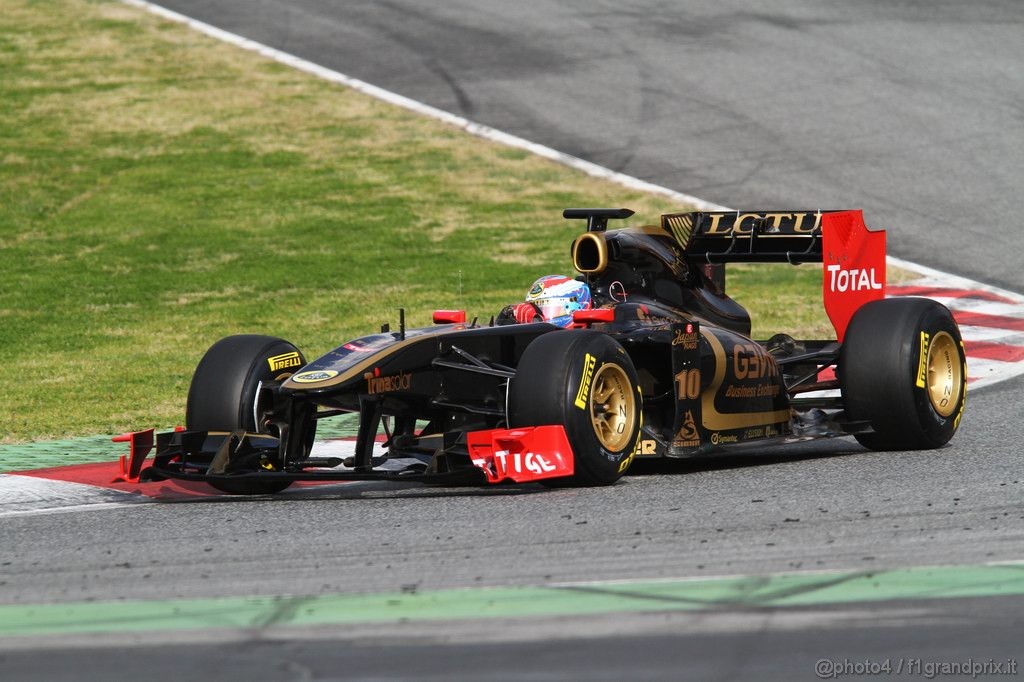 Barcelona Test Febbraio 2011, 20.02.2011- Vitaly Petrov (RUS), Lotus Renault GP, R31 