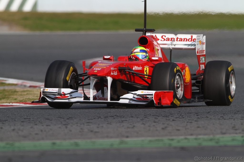 Barcelona Test Febbraio 2011, 20.02.2011- Felipe Massa (BRA), Ferrari, F-150 Italia 