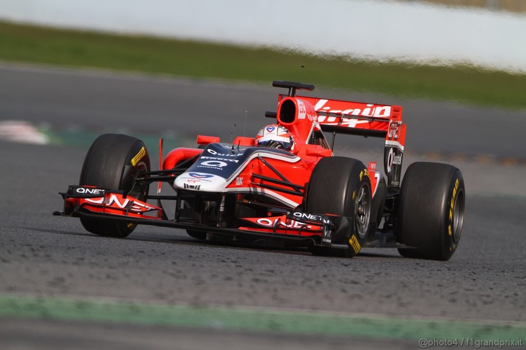 Barcelona Test Febbraio 2011, 20.02.2011- Timo Glock (GER), Marussia Virgin Racing VR-02 