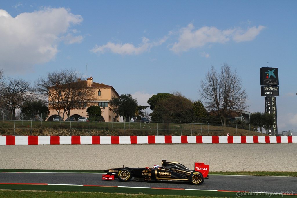 Barcelona Test Febbraio 2011, 20.02.2011- Vitaly Petrov (RUS), Lotus Renault GP, R31 