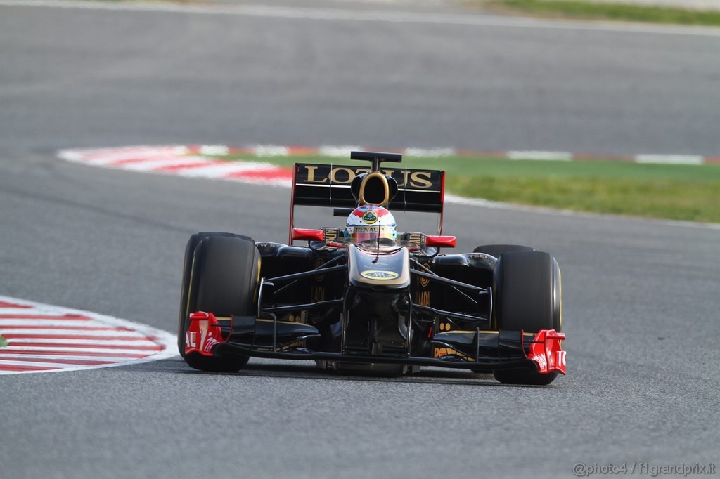 Barcelona Test Febbraio 2011, 20.02.2011- Vitaly Petrov (RUS), Lotus Renault GP, R31 