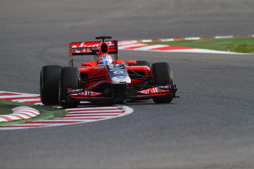 Barcelona Test Febbraio 2011, 20.02.2011- Timo Glock (GER), Marussia Virgin Racing VR-02 