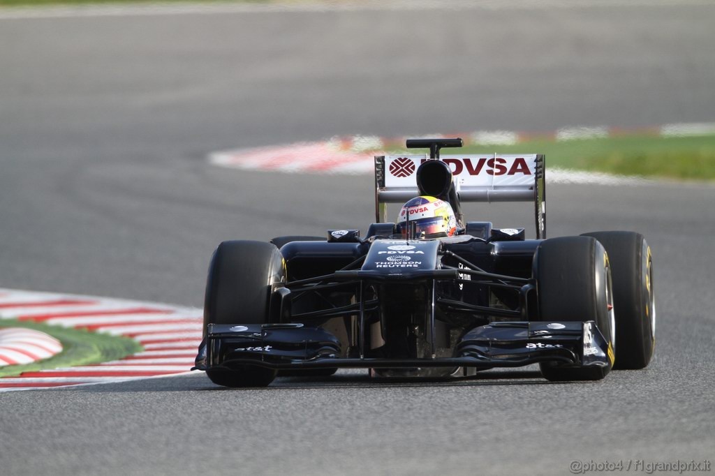 Barcelona Test Febbraio 2011, 20.02.2011- Pastor Maldonado (VEN), Williams FW33 