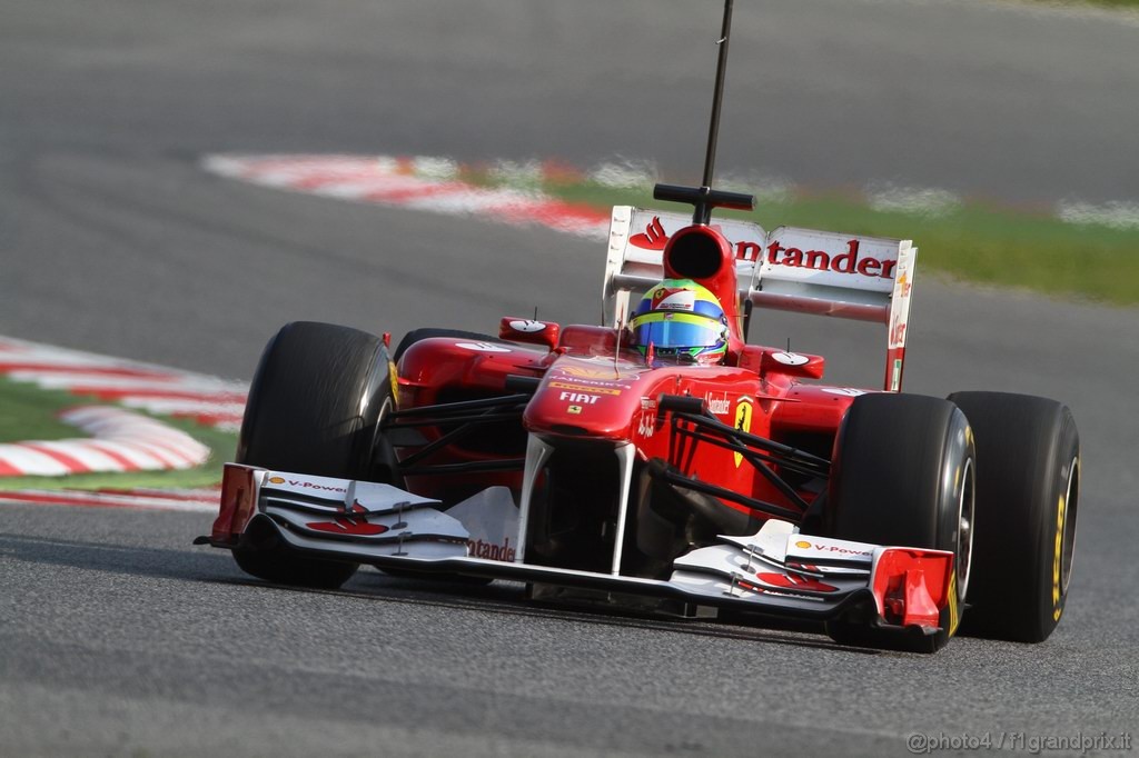 Barcelona Test Febbraio 2011, 20.02.2011- Felipe Massa (BRA), Ferrari, F-150 Italia 