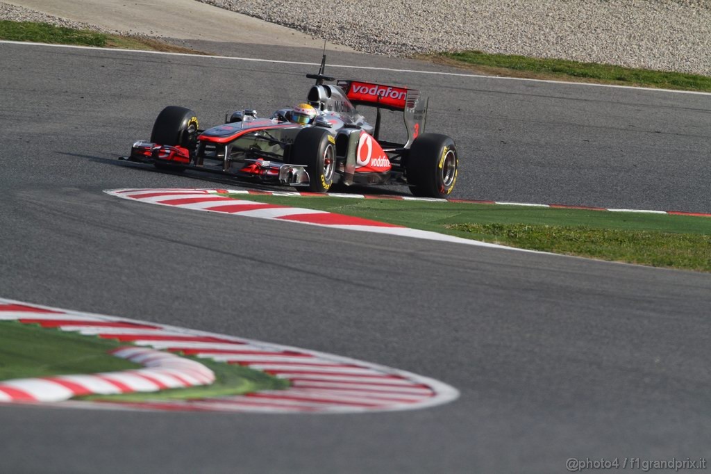 Barcelona Test Febbraio 2011, 20.02.2011- Lewis Hamilton (GBR), McLaren  Mercedes, MP4-26 