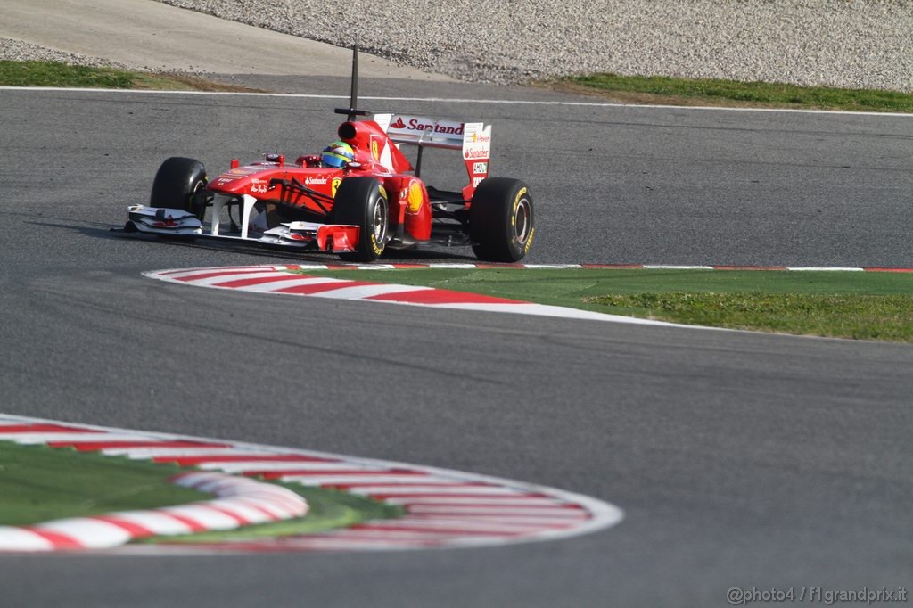 Barcelona Test Febbraio 2011, 20.02.2011- Felipe Massa (BRA), Ferrari, F-150 Italia 