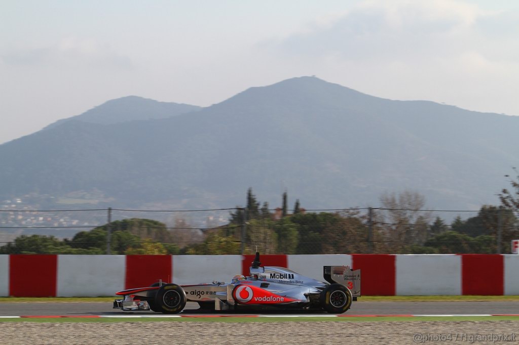 Barcelona Test Febbraio 2011, 20.02.2011- Lewis Hamilton (GBR), McLaren  Mercedes, MP4-26 