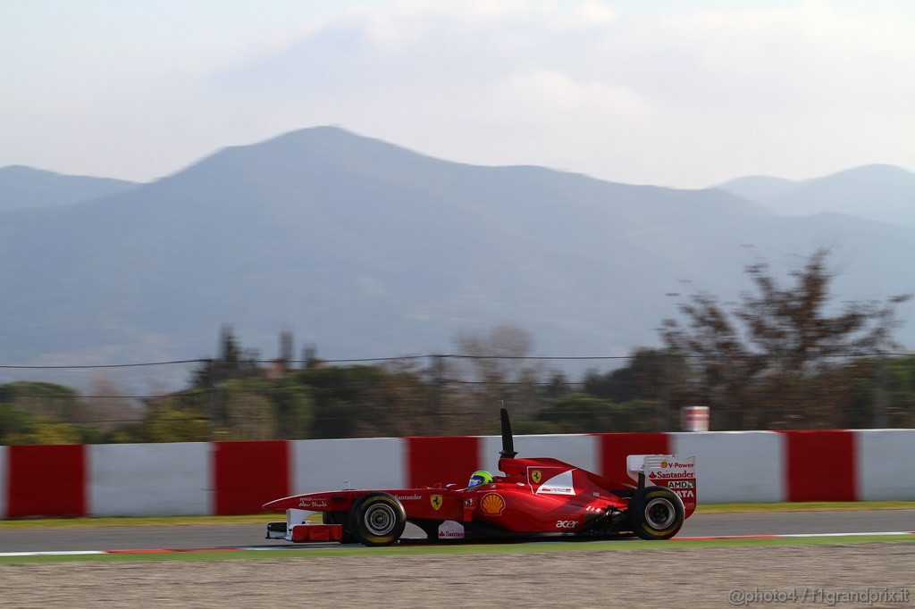 Barcelona Test Febbraio 2011, 20.02.2011- Felipe Massa (BRA), Ferrari, F-150 Italia 