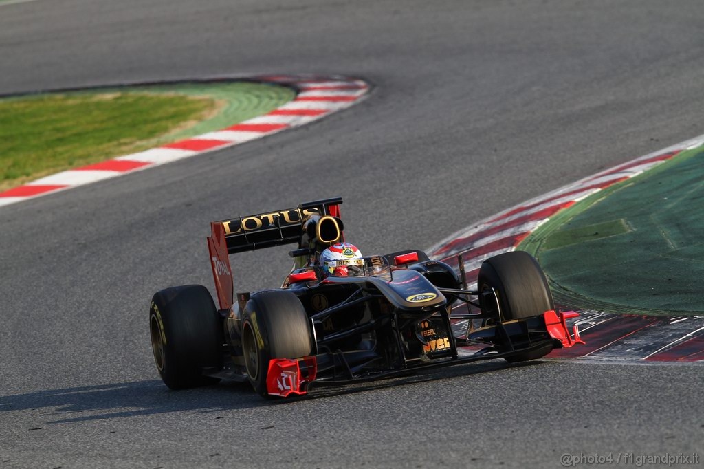 Barcelona Test Febbraio 2011, 20.02.2011- Vitaly Petrov (RUS), Lotus Renault GP, R31 