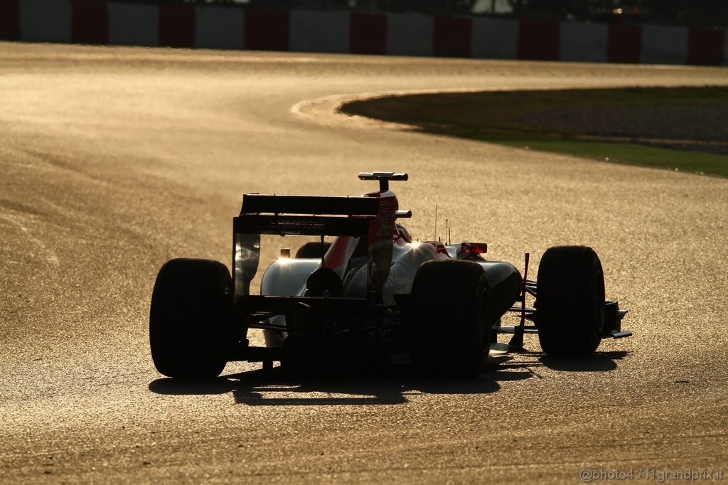 Barcelona Test Febbraio 2011, 20.02.2011- Timo Glock (GER), Marussia Virgin Racing VR-02 