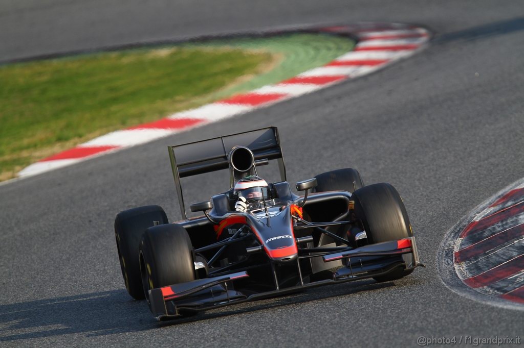 Barcelona Test Febbraio 2011, 20.02.2011- Giorgio Mondini (SUI), Test Driver, Hispania Racing F1 Team, HRT  