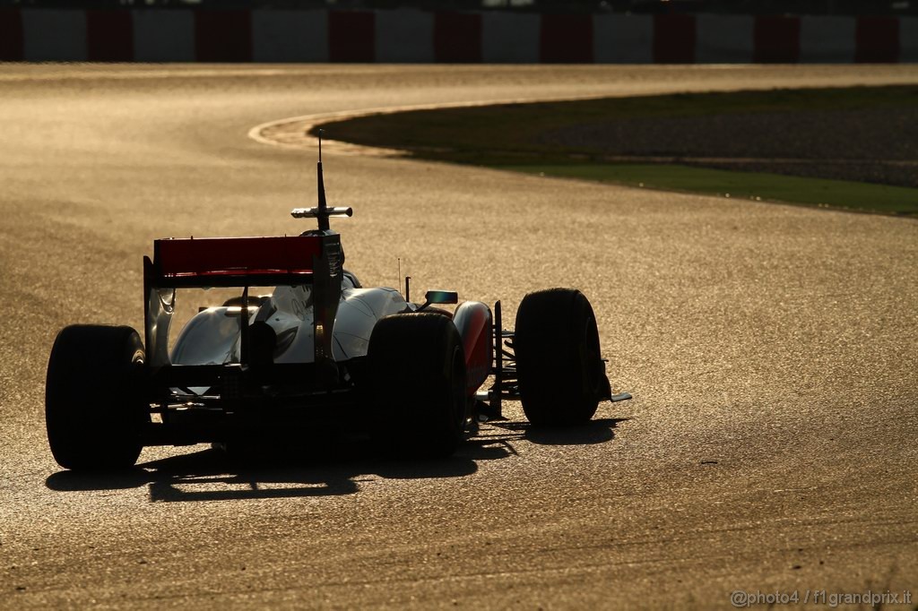 Barcelona Test Febbraio 2011, 20.02.2011- Nico Rosberg (GER), Mercedes GP Petronas F1 Team, MGP W02 