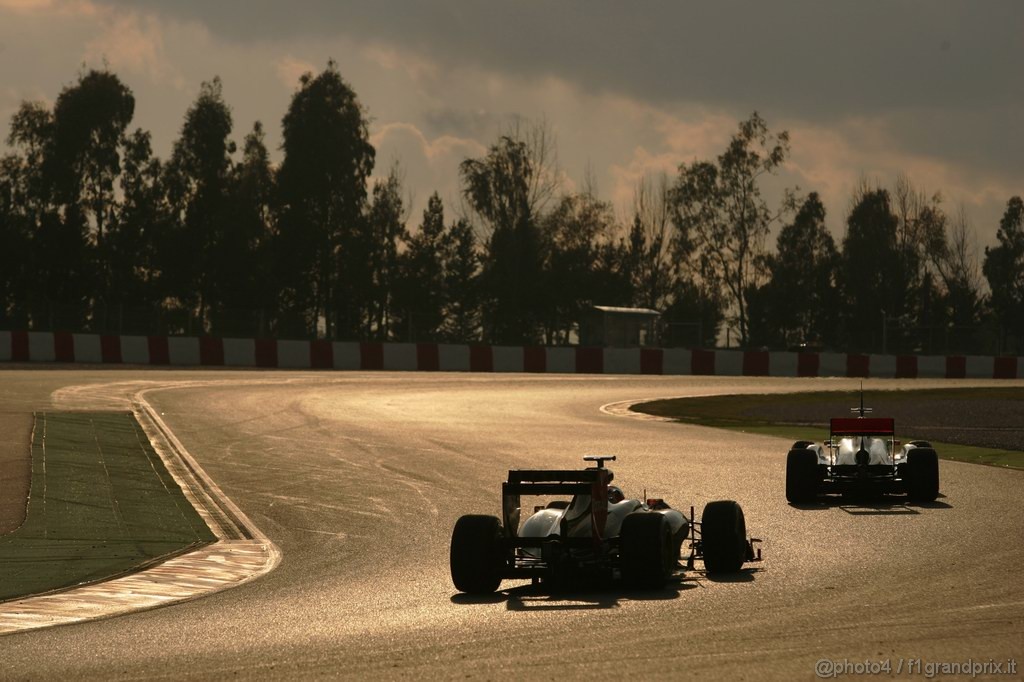 Barcelona Test Febbraio 2011, 20.02.2011- Vitaly Petrov (RUS), Lotus Renault GP, R31 