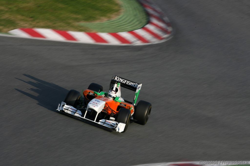 Barcelona Test Febbraio 2011, 20.02.2011- Adrian Sutil (GER), Force India F1 Team, VJM04 