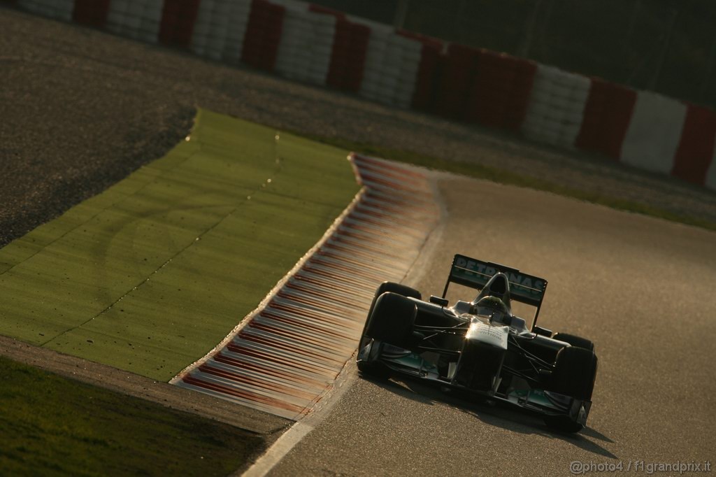 Barcelona Test Febbraio 2011, 20.02.2011- Nico Rosberg (GER), Mercedes GP Petronas F1 Team, MGP W02 