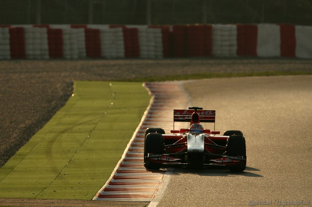 Barcelona Test Febbraio 2011, 20.02.2011- Timo Glock (GER), Marussia Virgin Racing VR-02 