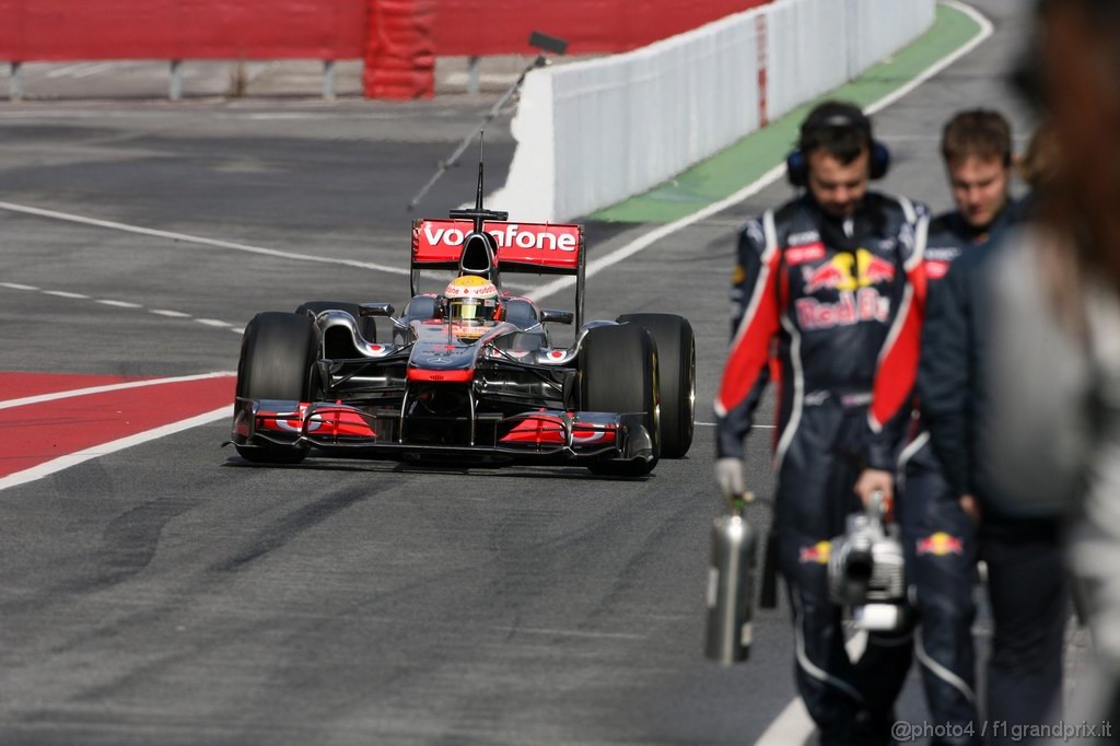 Barcelona Test Febbraio 2011, 20.02.2011- Lewis Hamilton (GBR), McLaren  Mercedes, MP4-26 