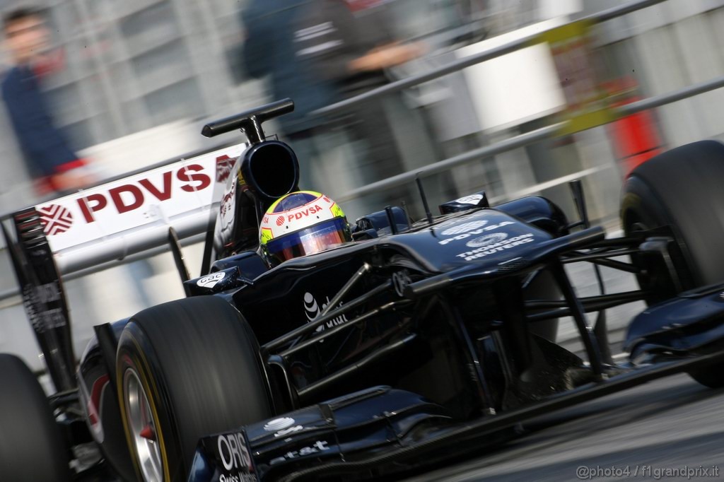 Barcelona Test Febbraio 2011, 20.02.2011- Pastor Maldonado (VEN), Williams FW33 