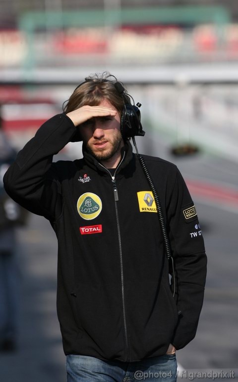 Barcelona Test Febbraio 2011, 20.02.2011- Nick Heidfeld (GER) Lotus Renault GP R31  