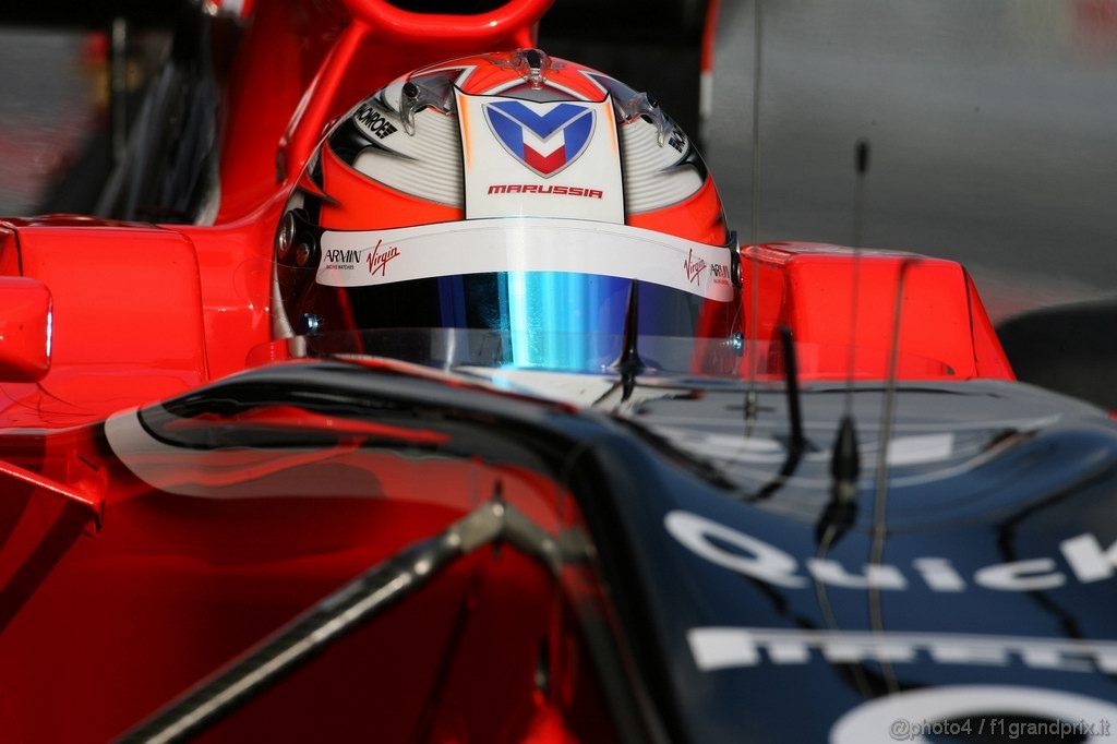 Barcelona Test Febbraio 2011, 20.02.2011- Timo Glock (GER), Marussia Virgin Racing VR-02 