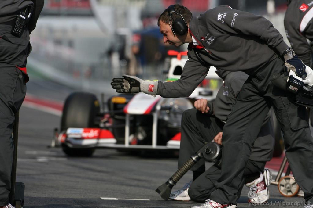 Barcelona Test Febbraio 2011, 20.02.2011- Sergio Pérez (MEX), Sauber F1 Team C30 