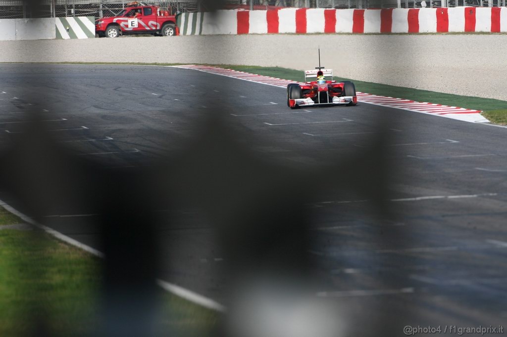 Barcelona Test Febbraio 2011, 20.02.2011- Felipe Massa (BRA), Ferrari, F-150 Italia 