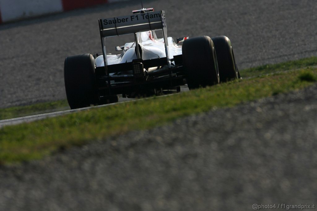 Barcelona Test Febbraio 2011, 20.02.2011- Sergio Pérez (MEX), Sauber F1 Team C30 