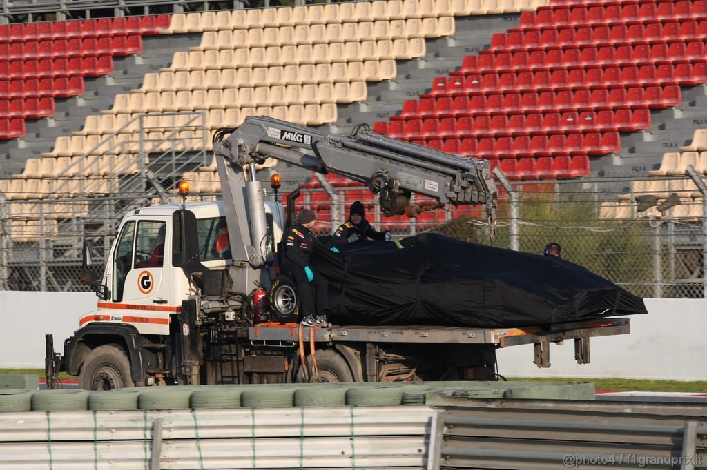 Barcelona Test Febbraio 2011, 20.02.2011- Mark Webber (AUS), Red Bull Racing, RB7 