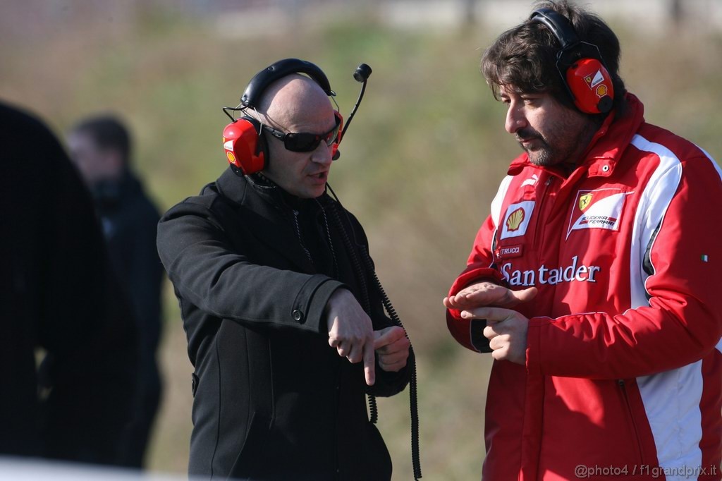 Barcelona Test Febbraio 2011, 21.02.2011- Staff Ferrari  