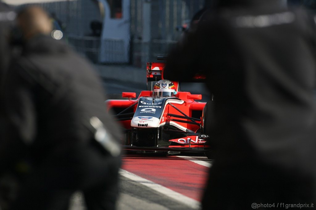 Barcelona Test Febbraio 2011, 21.02.2011- Jerome D'Ambrosio (BEL), Marussia Virgin Racing VR-02 