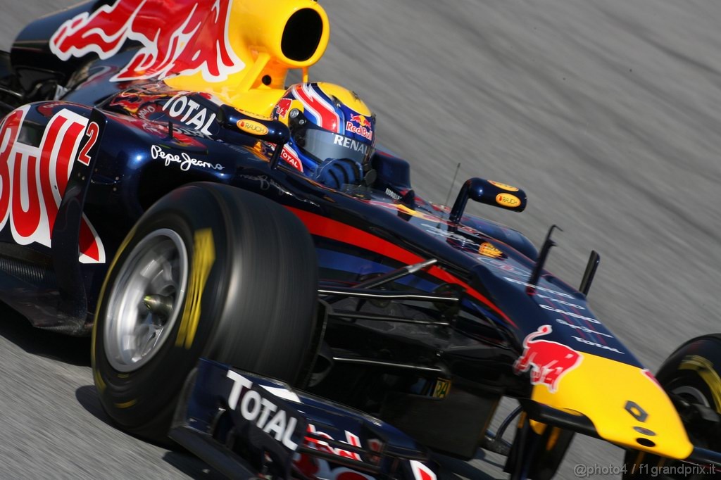 Barcelona Test Febbraio 2011, 21.02.2011- Mark Webber (AUS), Red Bull Racing, RB7 