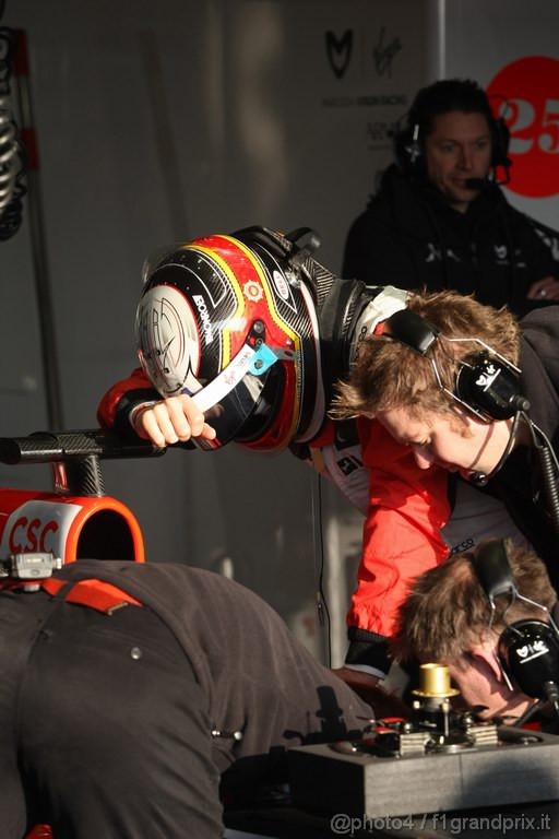 Barcelona Test Febbraio 2011, 21.02.2011- Jerome D'Ambrosio (BEL), Marussia Virgin Racing VR-02 