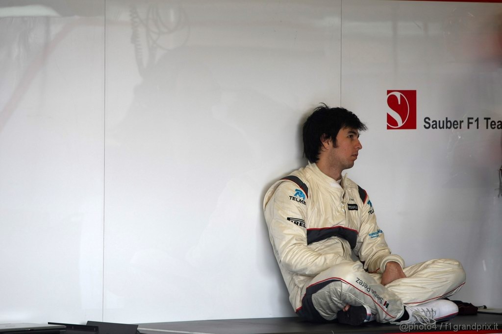 Barcelona Test Febbraio 2011, 21.02.2011- Sergio Pérez (MEX), Sauber F1 Team C30 