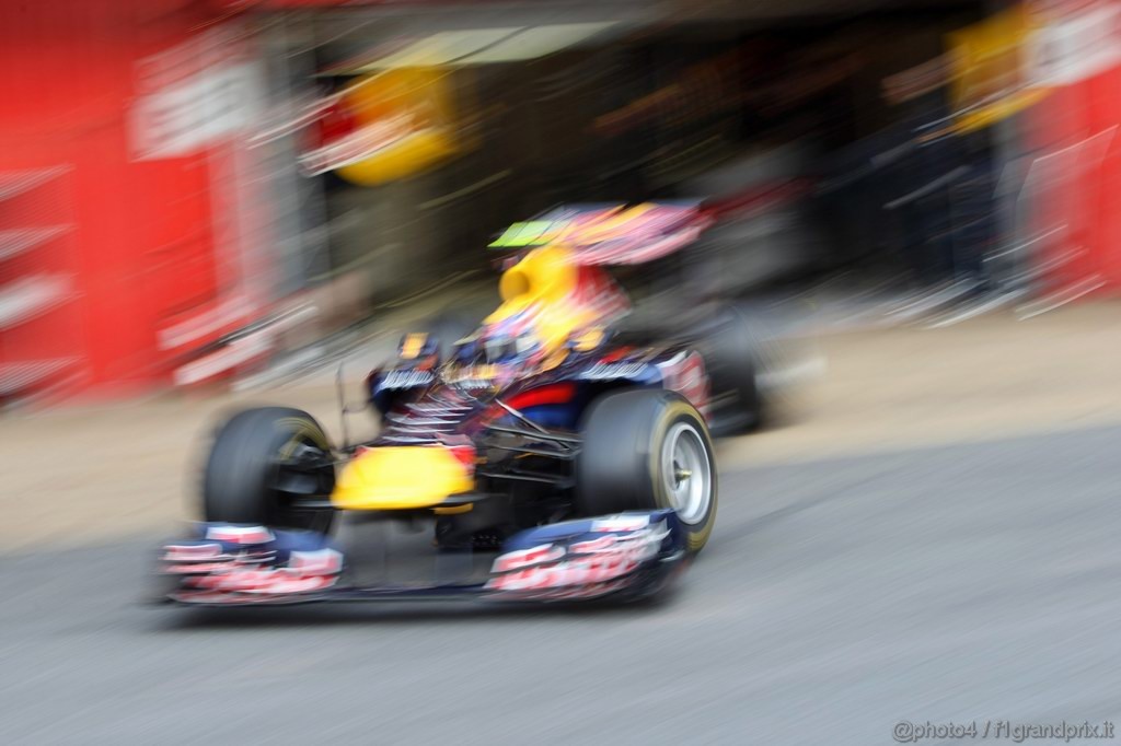 Barcelona Test Febbraio 2011, 21.02.2011- Mark Webber (AUS), Red Bull Racing, RB7 