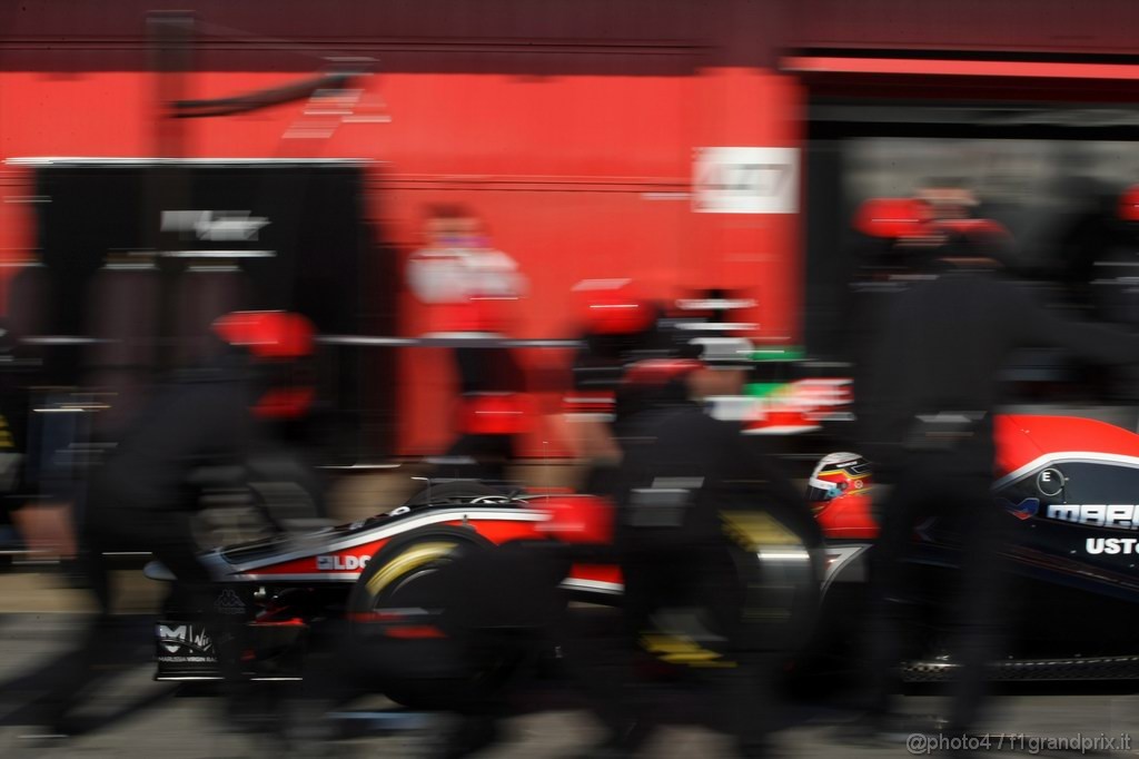 Barcelona Test Febbraio 2011, 21.02.2011- Jerome D'Ambrosio (BEL), Marussia Virgin Racing VR-02 