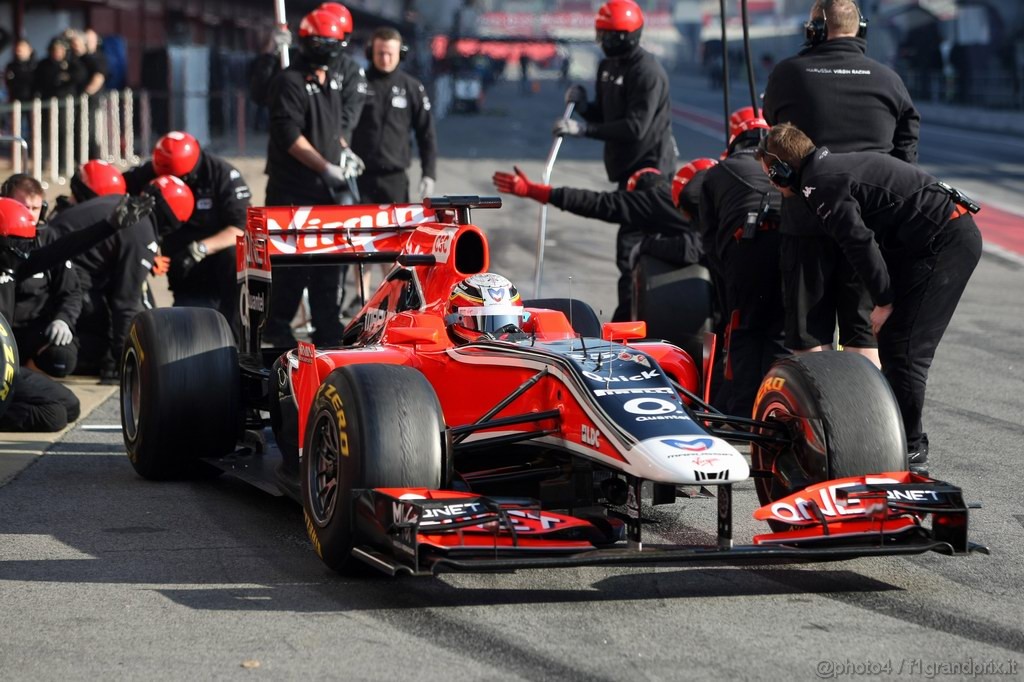 Barcelona Test Febbraio 2011, 21.02.2011- Jerome D'Ambrosio (BEL), Marussia Virgin Racing VR-02 