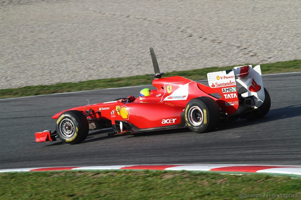 Barcelona Test Febbraio 2011, 21.02.2011- Felipe Massa (BRA), Ferrari, F-150 Italia 