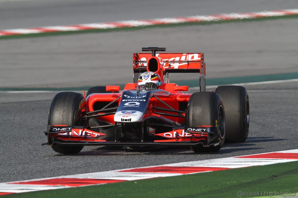 Barcelona Test Febbraio 2011, 21.02.2011- Jerome D'Ambrosio (BEL), Marussia Virgin Racing VR-02 