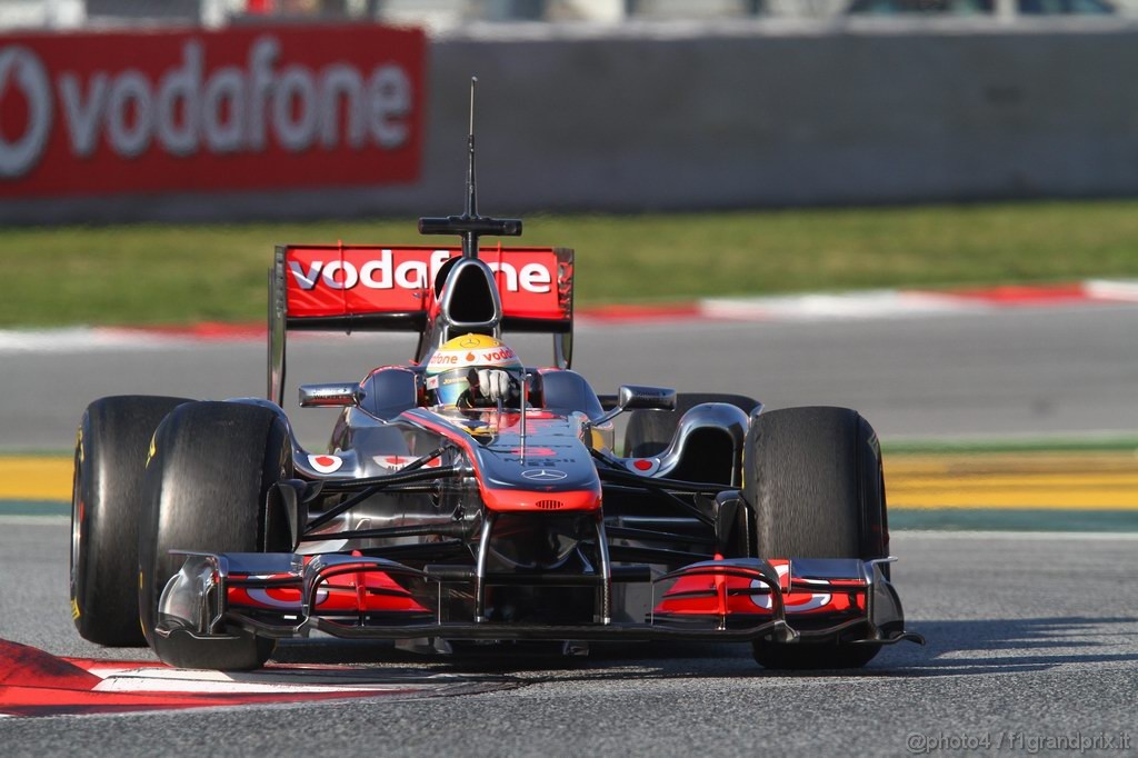 Barcelona Test Febbraio 2011, 21.02.2011- Lewis Hamilton (GBR), McLaren  Mercedes, MP4-26 