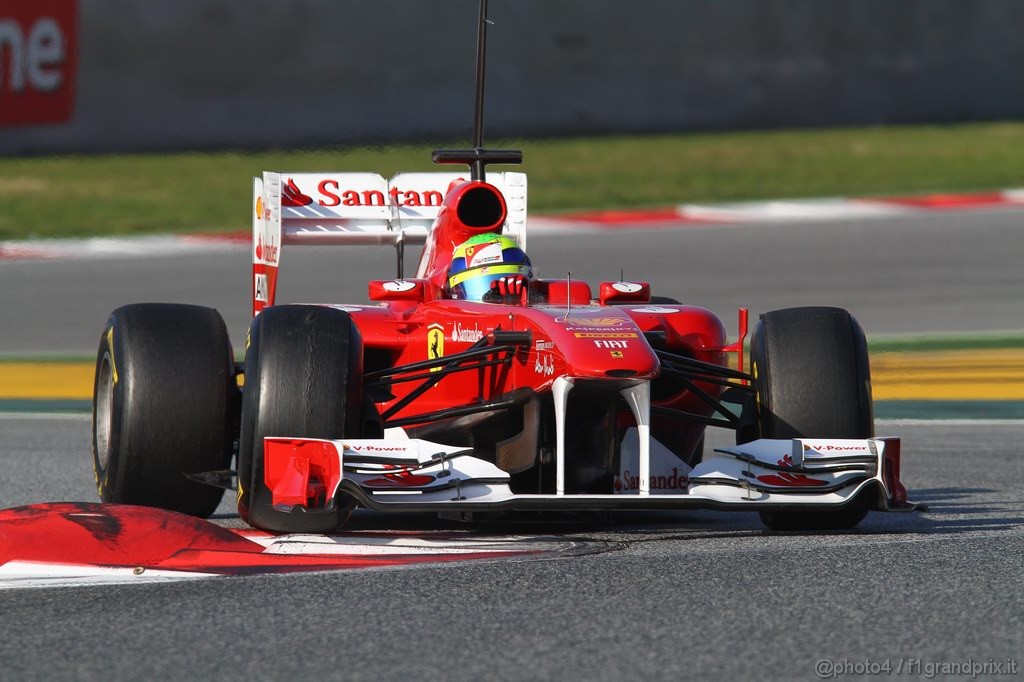 Barcelona Test Febbraio 2011, 21.02.2011- Felipe Massa (BRA), Ferrari, F-150 Italia 