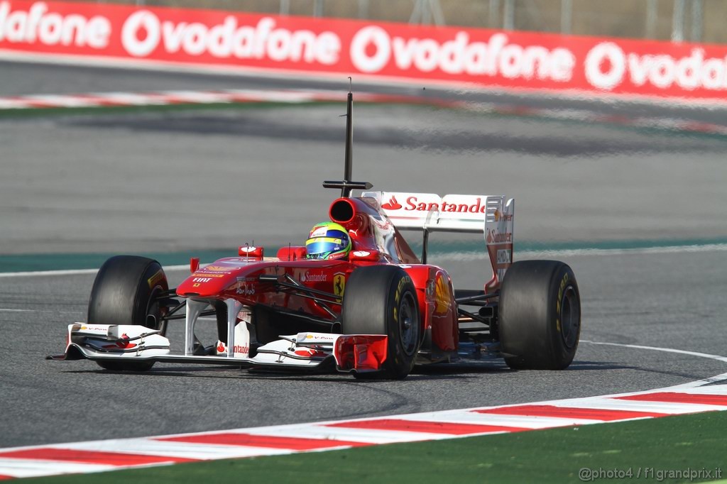 Barcelona Test Febbraio 2011, 21.02.2011- Felipe Massa (BRA), Ferrari, F-150 Italia 